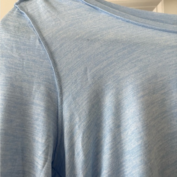 FP Movement by Free People Sky Blue Ruched Long Sleeve Top - Picture 3 of 4